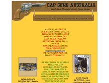 Tablet Screenshot of capguns.com.au